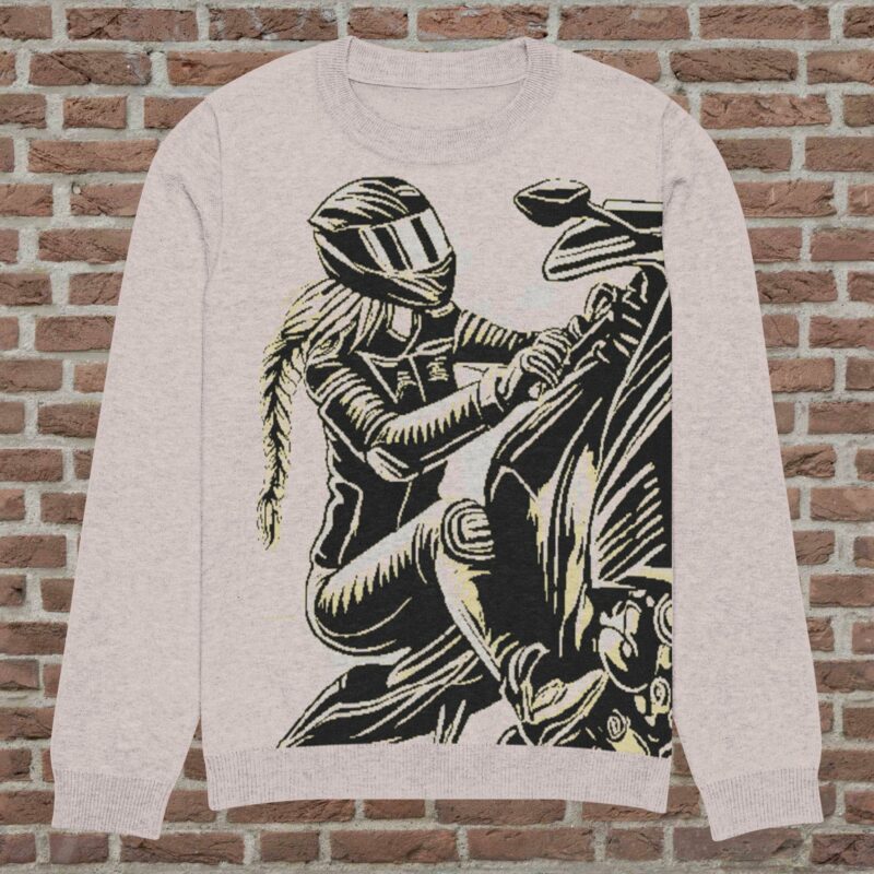 Knitted Crew Neck Sweater - Image 2