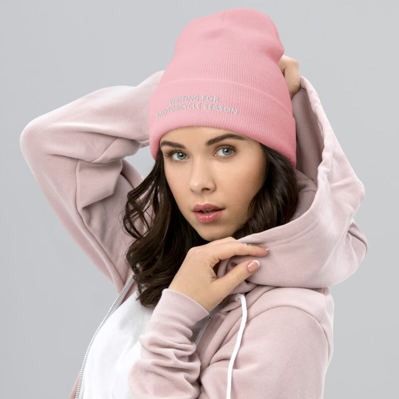 Biker Beanie 'Waiting For Motorcycle Season' - Image 5