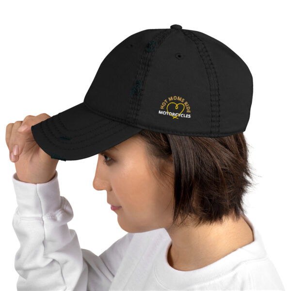 'Hot Moms' Distressed Dad Hat